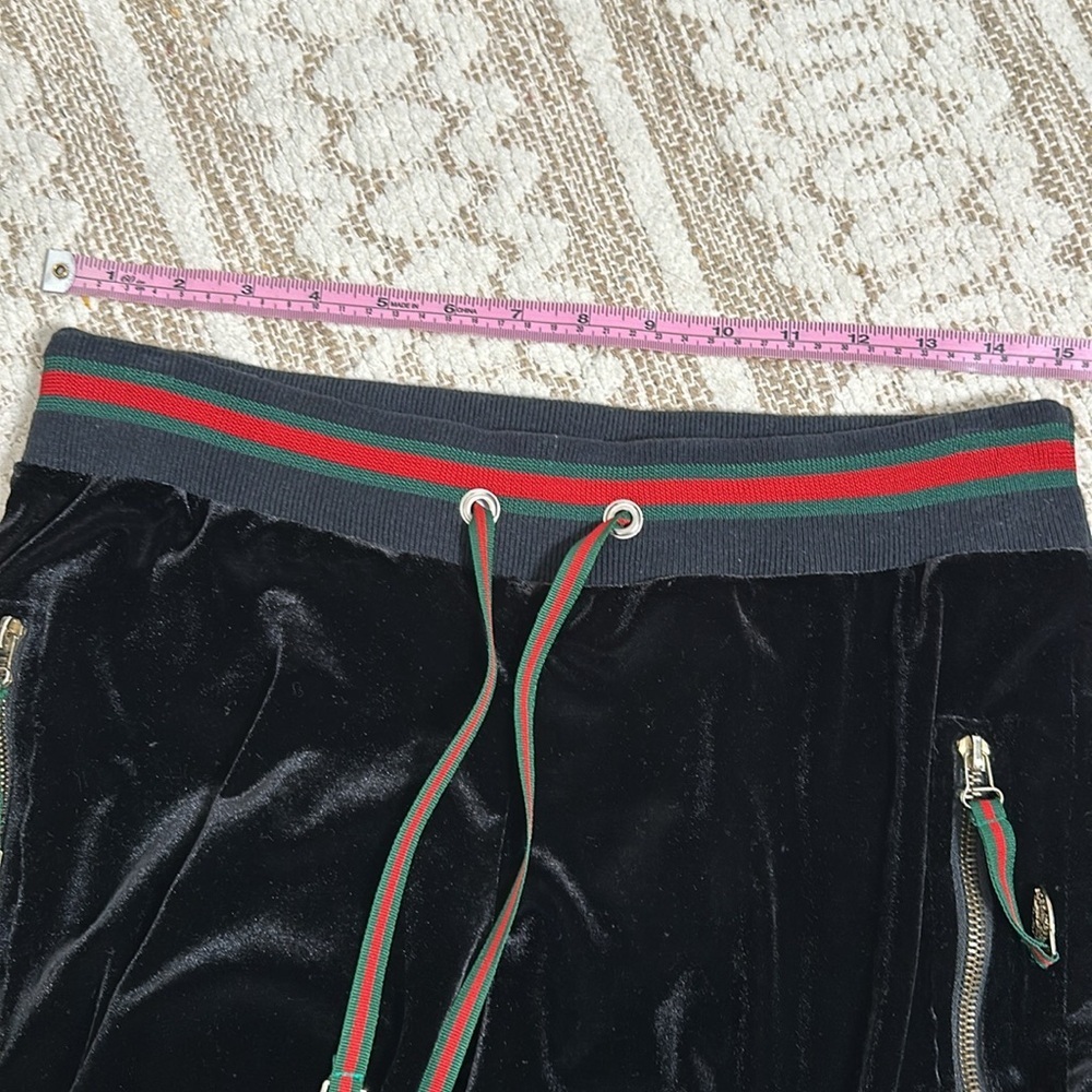 Gucci Vintage Y2K Velour Tracksuit Flare Jogger Pants - Picture 15 of 16